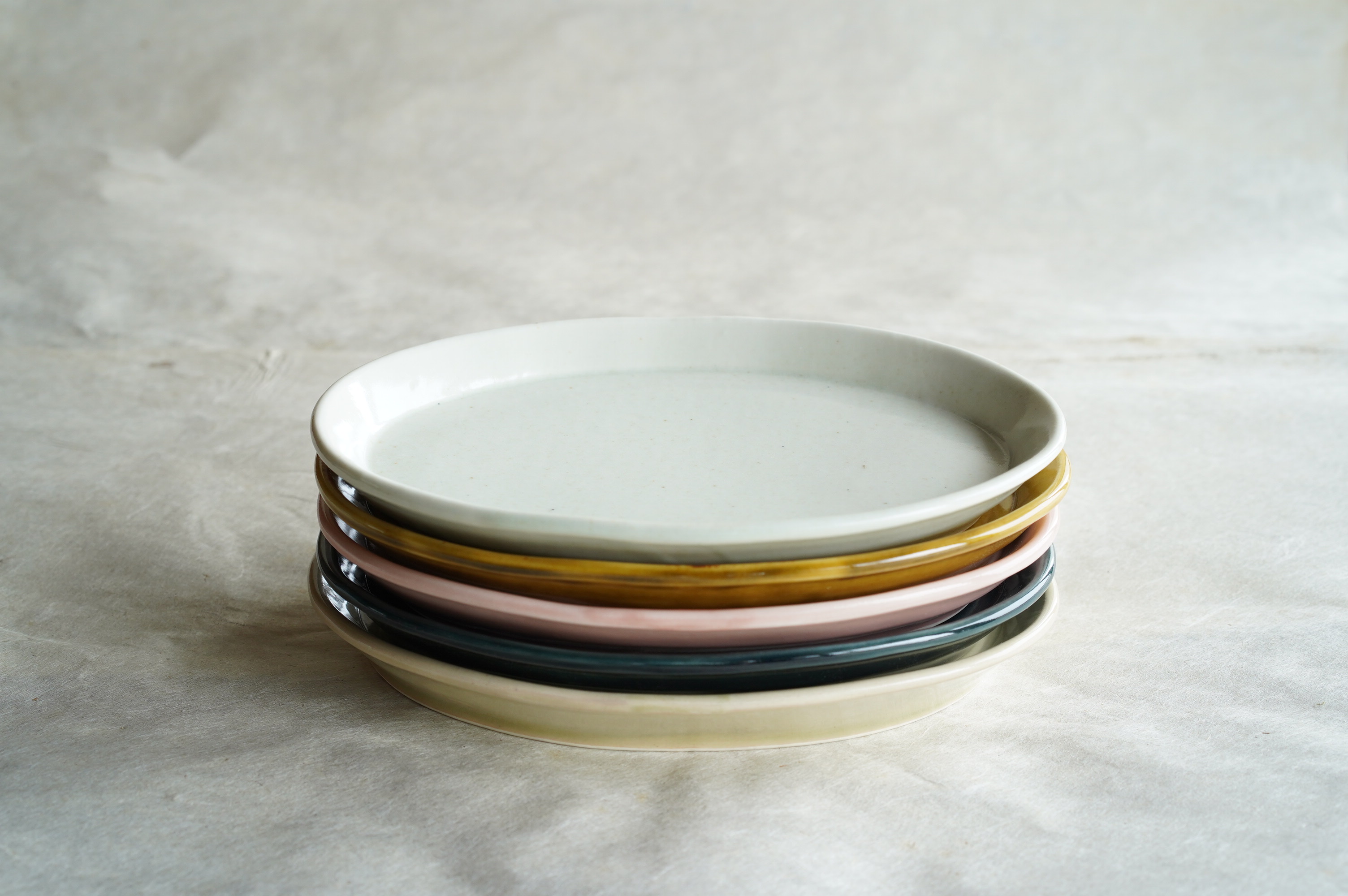 阿部春弥 牡丹文豆皿